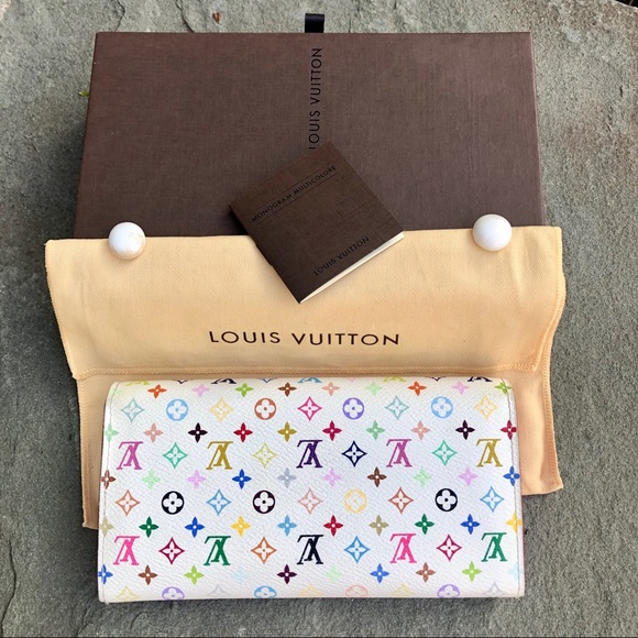 🚫SOLD LV Sarah Multicolor Wallet •W/DUSTBAG & BOX - Picture 2 of 16